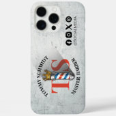 Kapsalon King Crown Kapper Paal Kapperszaak Case-Mate iPhone Case (Achterkant)