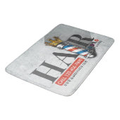 Kapsalon King Crown Kapper Paal Kapsalon Badmat (Gekanteld)