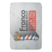 Kapsalon King Crown Kapper Paal Kapsalon Badmat (Voorkant Verticaal)