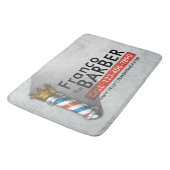 Kapsalon Koning Kroon Kapper Paal Kapsalon Badmat (Gekanteld)