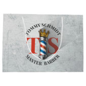 Kapsalon Koning Kroon Kapper Paal Kapsalon Groot Cadeauzakje (Achterkant)