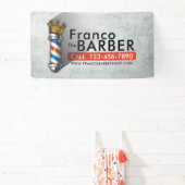 Kapsalon Koning Kroon Kapper Winkel Kapper Paal Spandoek (Insitu)