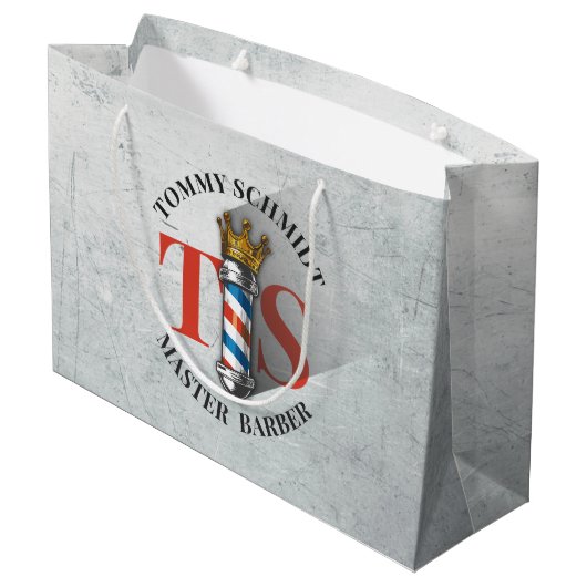 Kapsalon Koningskroon Kapper Paal Kapsalon Groot Cadeauzakje (Achterkant Gekanteld)