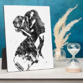 Kapsalon Kunst Fotoplaat (Zijkant)