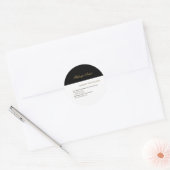 Kapsalon Make-up Artiest Bedrijf Ronde Sticker (Envelop)