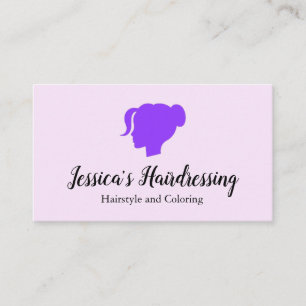 Kapsalon Minimalistisch Logo Visitekaartje