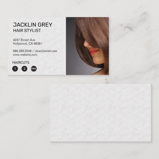 Kapsalon | Modern Design | Klantenkaartje (Voorkant / Achterkant)