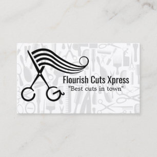 Kapsalon Modern Logo Zelfzorg Visitekaartje