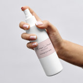 Kapsalon Moderne Roze Rechthoekige Sticker