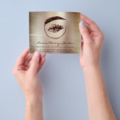 Kapsalon Nagelstylist Prijslijst Roos Flyer (Hand)