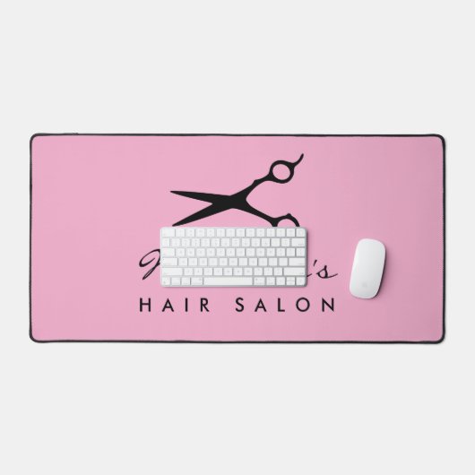 Kapsalon of herenkapper balie bureaumat (Keyboard & Muis)
