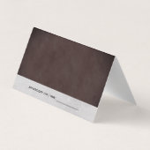 Kapsalon Professioneel Visitekaartje (Achterkant)