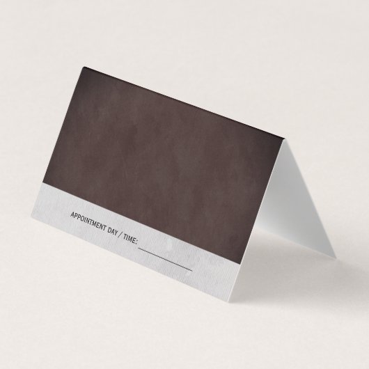 Kapsalon Professioneel Visitekaartje (Achterkant)