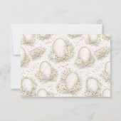 Kapsalon Romantische Bloemensalon Bedankkaart (Achterkant)