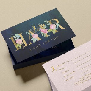 kapsalon roze marine cadeaubon visitekaartje
