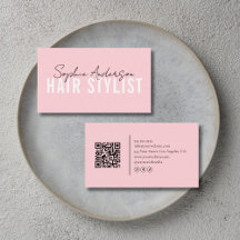 Kapsalon Roze QR Code