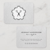 Kapsalon Schaar Icoon Loyaliteit Klantenkaartje (Voorkant / Achterkant)