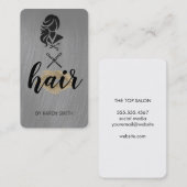 Kapsalon | Schaar | Salon Visitekaartje (Voorkant / Achterkant)