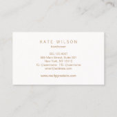 Kapsalon schaar visitekaartje (Achterkant)