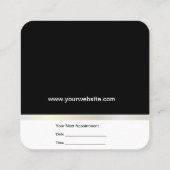 Kapsalon Scharen (Afspraakkaart) Afsprakenkaartje (Achterkant)