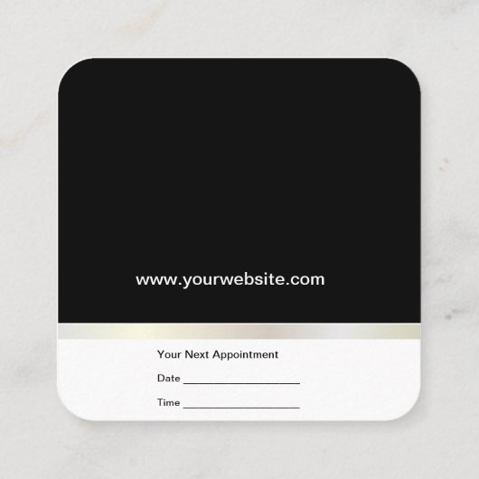 Kapsalon Scharen (Afspraakkaart) Afsprakenkaartje (Achterkant)