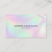 Kapsalon Schoonheidssalon QR Code Minimalistisch Visitekaartje (Voorkant)