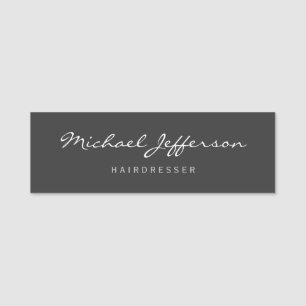 Kapsalon Script Professional Visitekaartje Naamplaatje