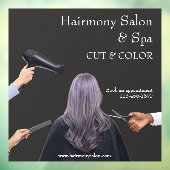 Kapsalon Simple Cut en Kleur 2 aanpassen Raamsticker (Vel 3)