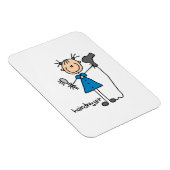 Kapsalon Stickfiguur Magneet (Rechterzijde)