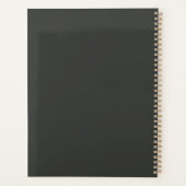 Kapsalon Stylist Elegante Bloem Roos Afspraak Planner (Achterkant)