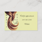 Kapsalon V 3,5" x 2,0" Visitekaartje (Achterkant)