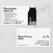 Kapsalon voor heren en dames visitekaartje (Voorkant / Achterkant)