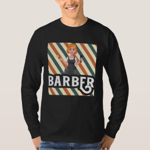 Kapsalon Vrouwelijke Kapper Schoonheidssalon Kappe T-shirt