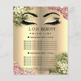 Kapsalon Wimpers Make-up Studio Prijslijst1 Flyer