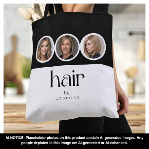 Kapsalon Zwart En Wit 3 Foto Promotie Tote Bag