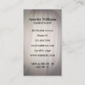 Kapsel cover gigantische initialen visitekaartje (Achterkant)