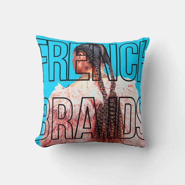 Kapsel met Franse vlechten Kussen (Voorkant)