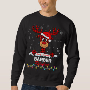 Kapsel Rendier Kerstman Hoed Buffalo Plaid Kerstmi Trui