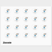 Kapsel Stickfiguur Hart Sticker (Vel)