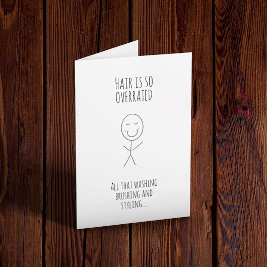 Kapsels na Chemo Grappige Kaart