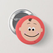 Kapskids Baby Face Button Badge (Voorkant /achterkant)
