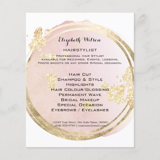 kapster flyer (Voorkant)