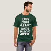 kapster Jezus God bijbel T-shirt (Voorkant volledig)