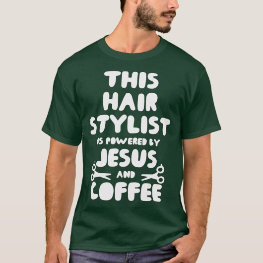kapster Jezus God bijbel T-shirt (Voorkant)