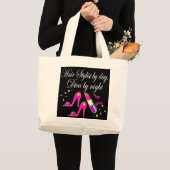KAPSTER OVERDAG, DIVA BIJ NACHT CANVAS TAS (Voorkant (product))