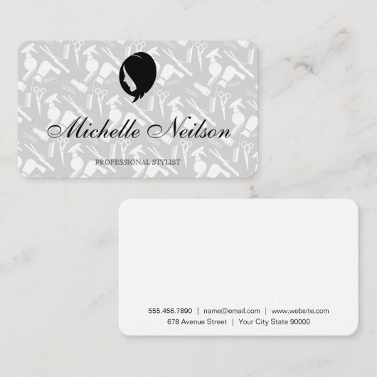 kapster | Professioneel Visitekaartje (Voorkant / Achterkant)