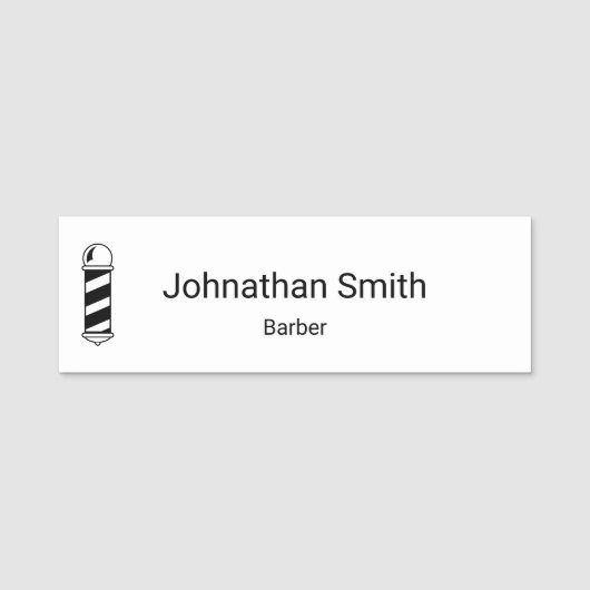 kapstok | kapper naamplaatje (Voorkant)