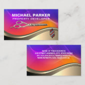 kapstok | Kleurrijke Abstracte gradiënt Visitekaartje (Voorkant / Achterkant)