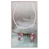 kaptafel blauwgroen roze grijs klein cadeauzakje (Achterkant)