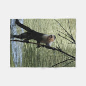 Kapucijnaap Fleece Deken (Voorkant (Horizontaal))